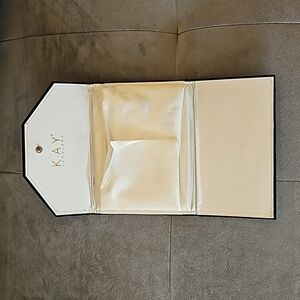 Kay Jewelers Large Necklace Trifold Gift Holder/Box - Empty